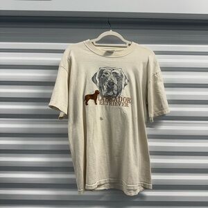 Gildan Cream Labrador Retriever Dog Tee